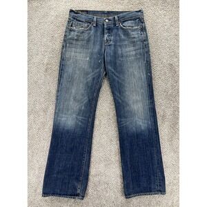 Citizens of Humanity Jeans Mens 32x32 The Evans 606 Relaxed Boot Grunge Splatter